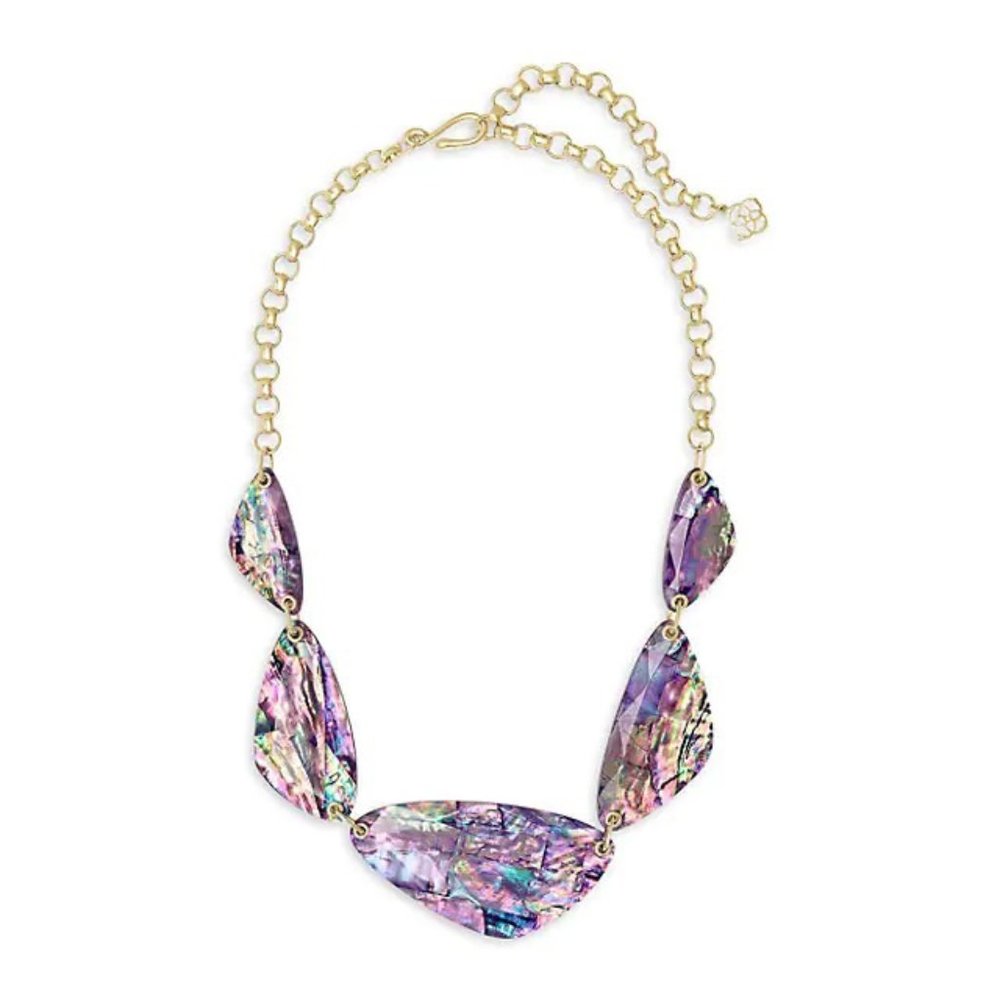 KENDRA SCOTT Mckenna 14K Goldplated Statement Necklace